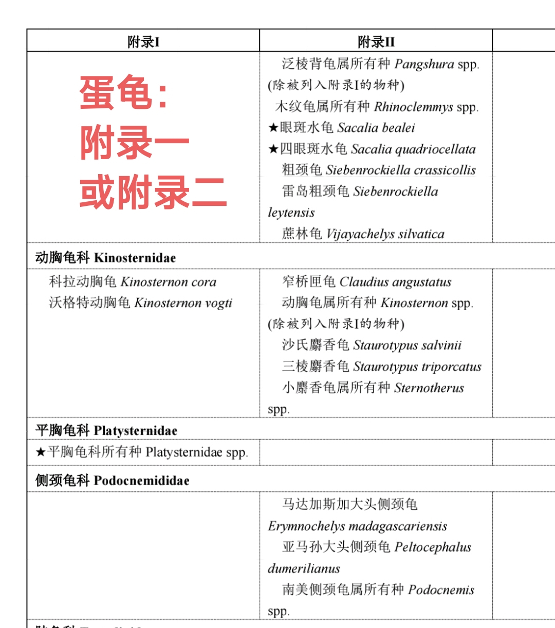 新版濒危野生动植物国际贸易公约，中文版正式生效